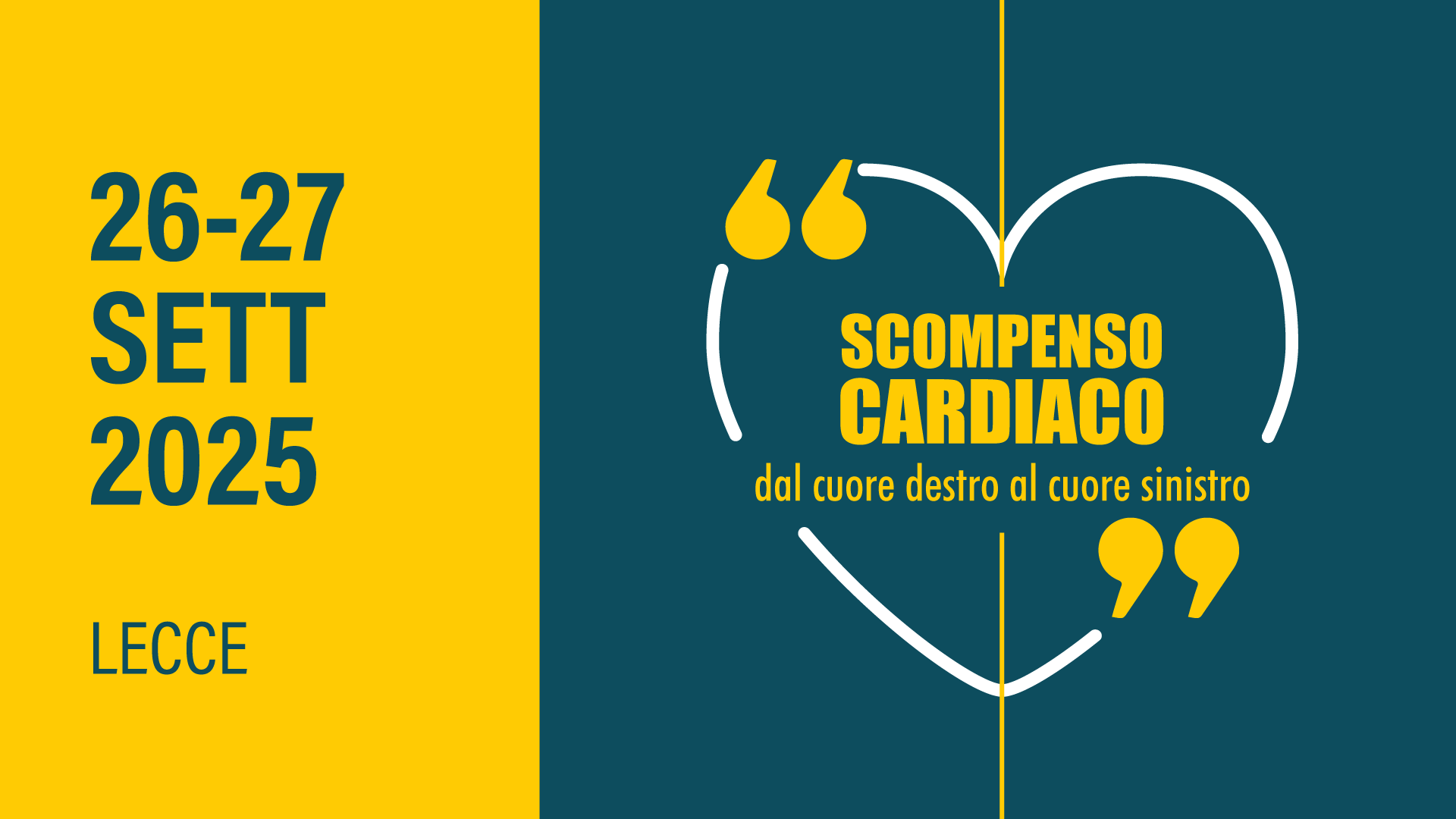 SCOMPENSO CARDIACO: DAL CUORE DESTRO AL CUORE SINISTRO