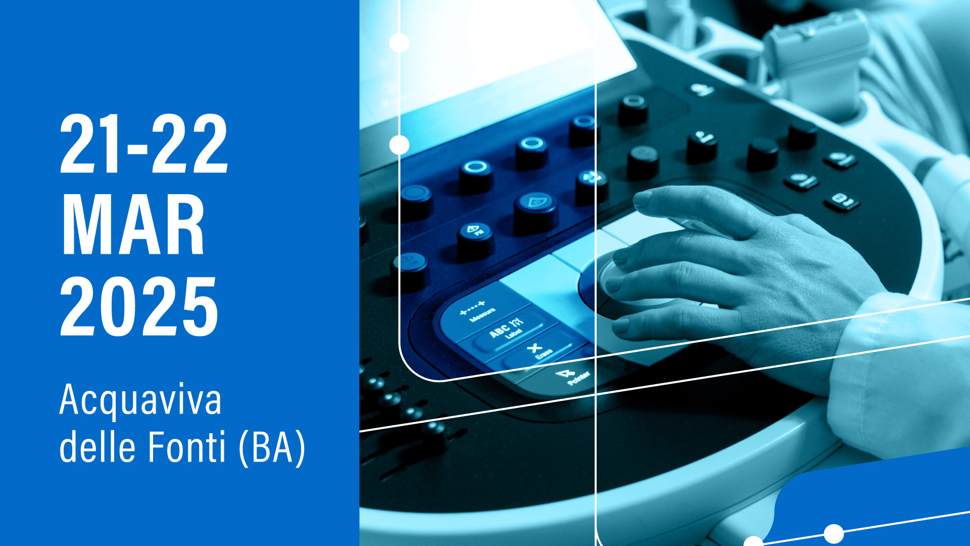 CARDIOVASCULAR EVENT 2025 - CORSO TEORICO-PRATICO LABORATORIO AVANZATO DI DIAGNOSTICA ULTRASONOGRAFICA E TERAPIA NELLA PATOLOGIA ARTERIOSA E VENOSA CON SEDUTE PRATICHE SU PAZIENTI